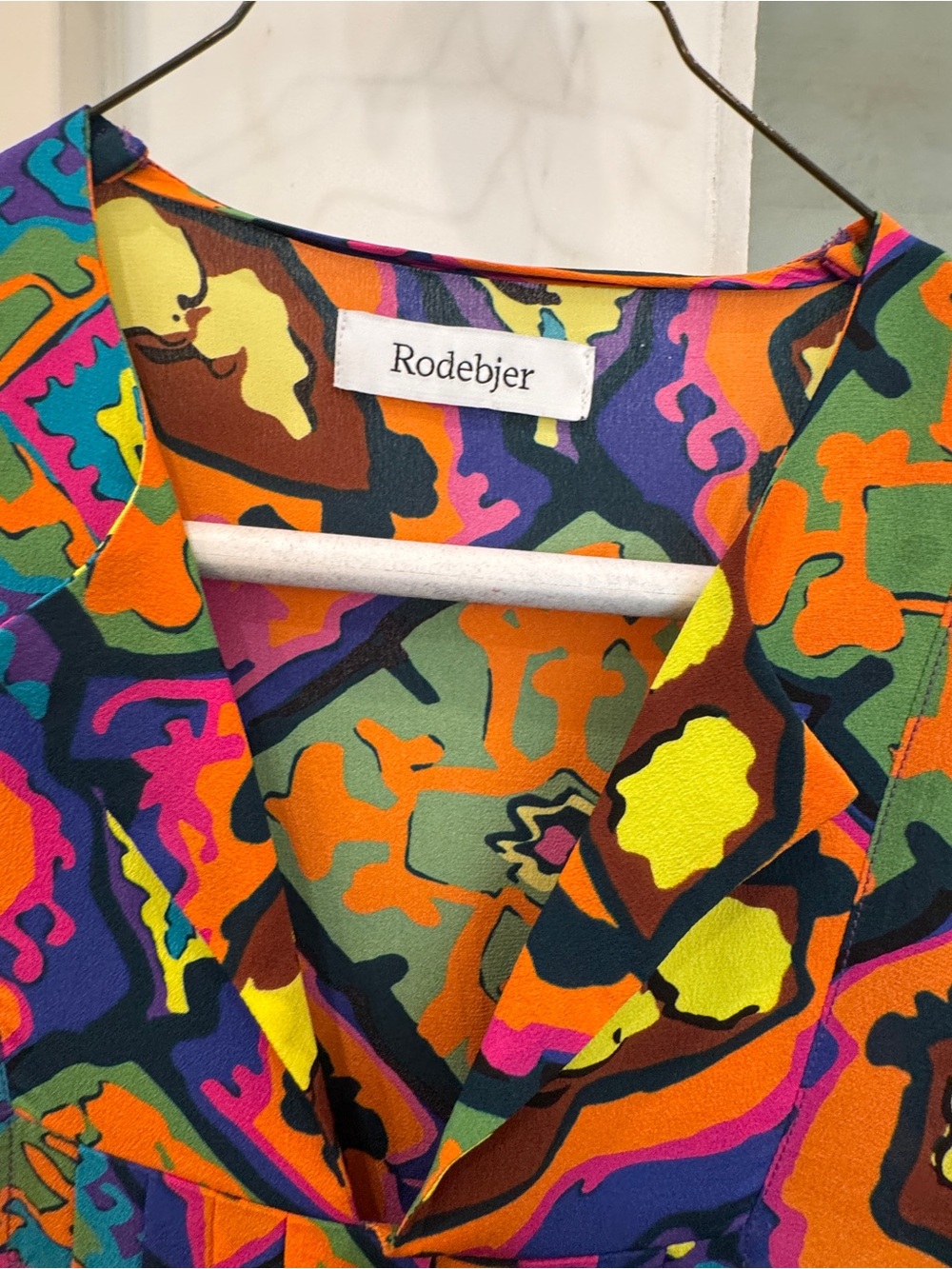 Rodebjer Vibrant Abstract Print Blouse - Multicolor